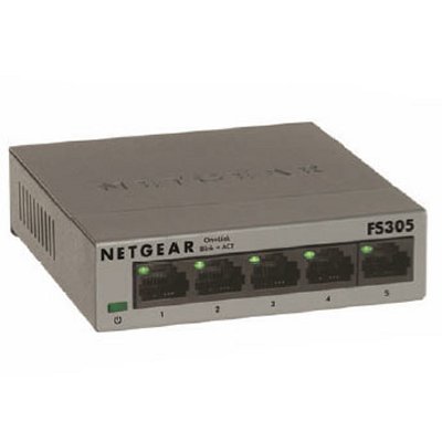 Netgear Fs305-100pes Switch 5p 10100mb Caja Metal